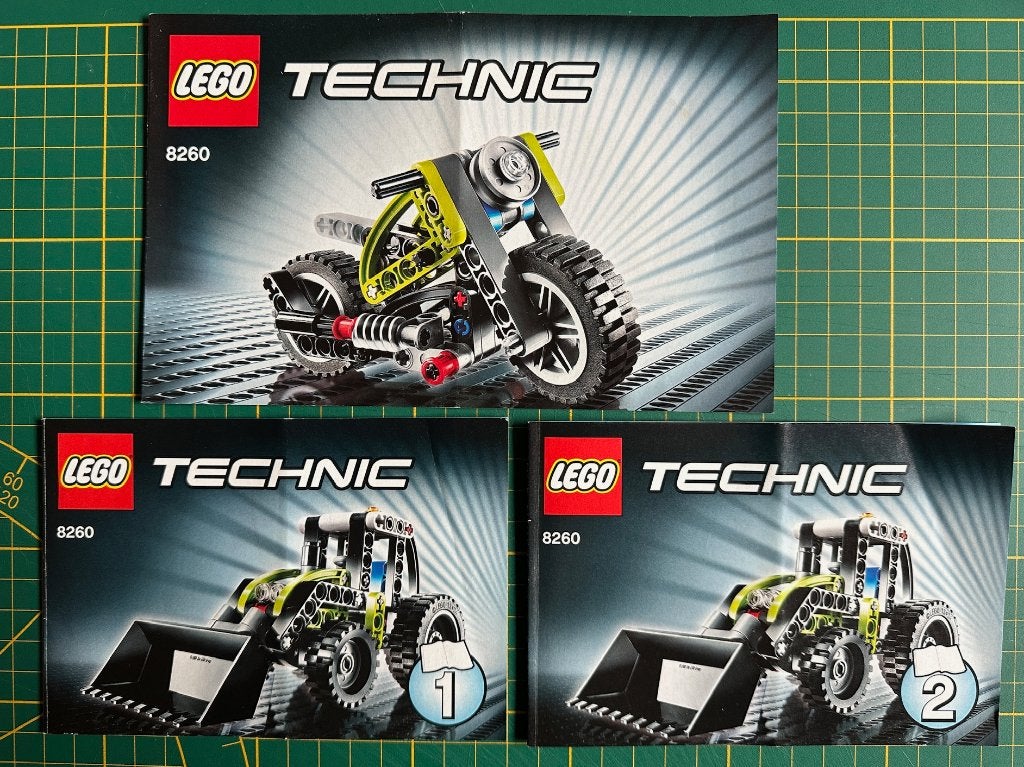 Lego Technic 8260 Tractor met instructieboekjes, Lego, Compleet, Ophalen of Verzenden, Zo goed als nieuw
