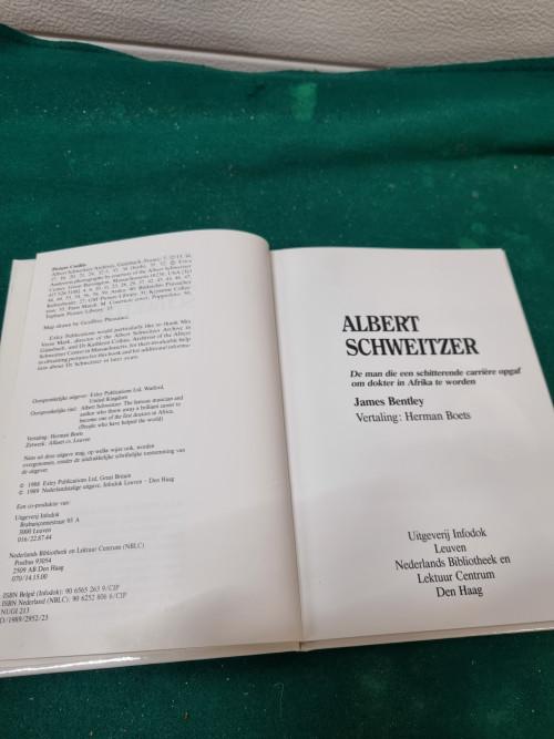 boek albert schweitzer, Boeken, Ophalen of Verzenden