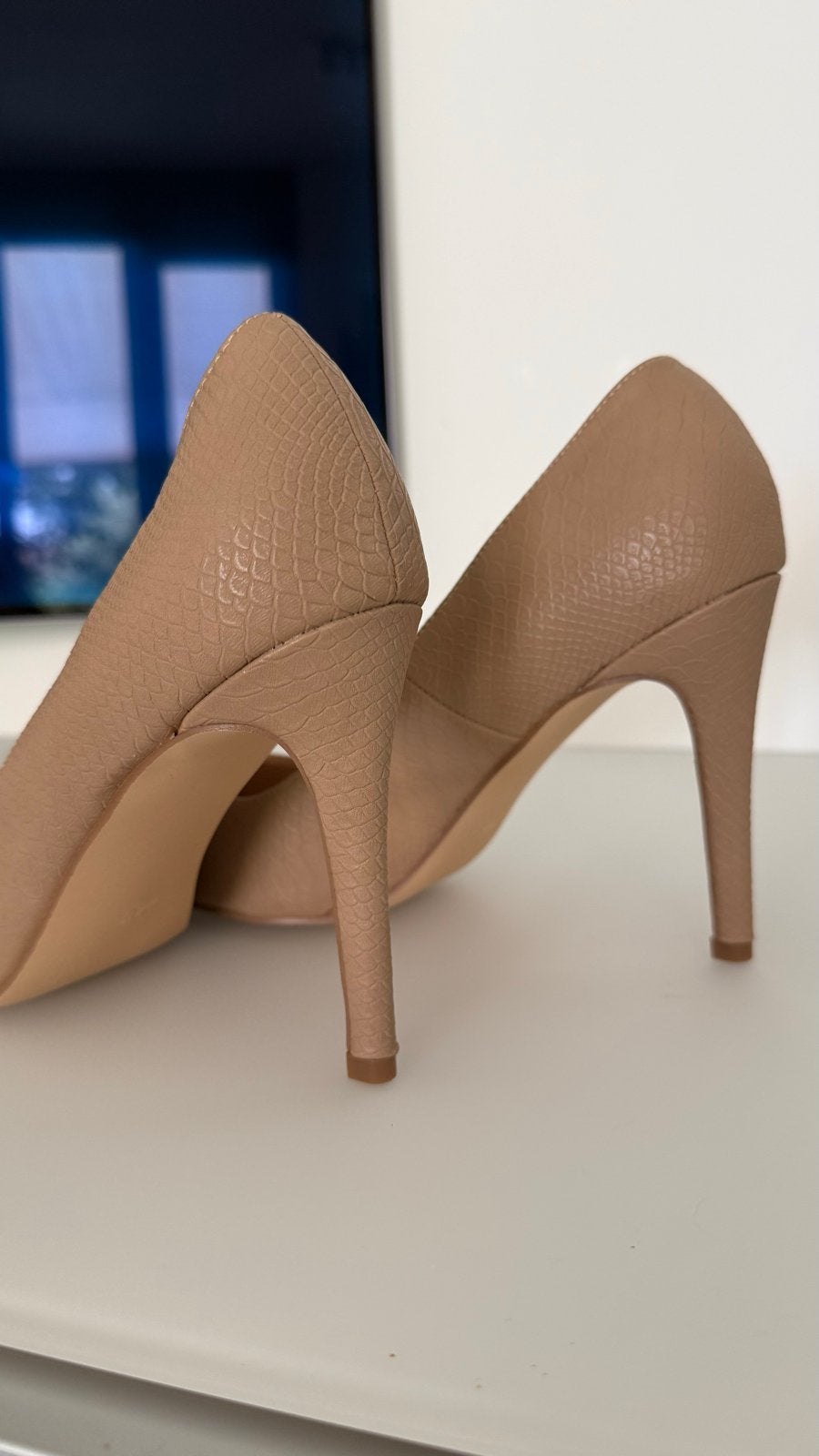 Ipekyol Pumps - Beige met Slangenprint - Maat 40, Kleding | Dames, Pumps, Beige, Ophalen of Verzenden, Zo goed als nieuw