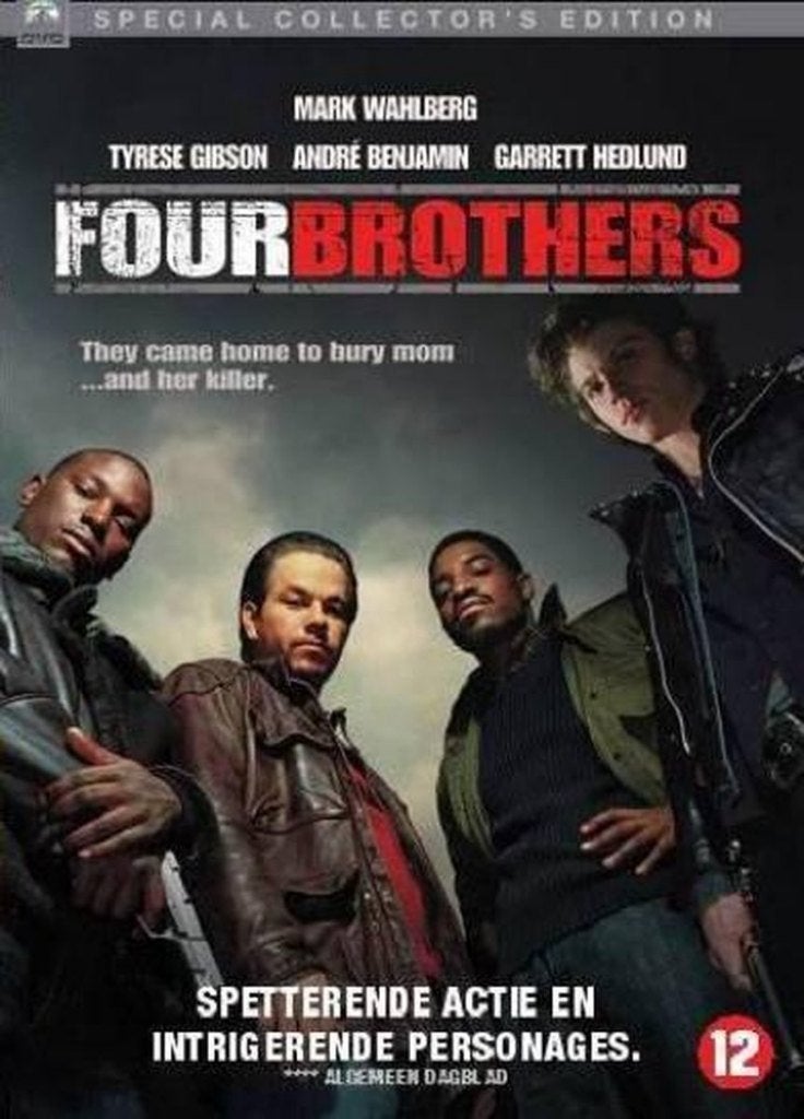 FOUR BROTHERS DVD Nieuw In Seal, Vanaf 16 jaar, Verzenden, Nieuw in verpakking, Actie