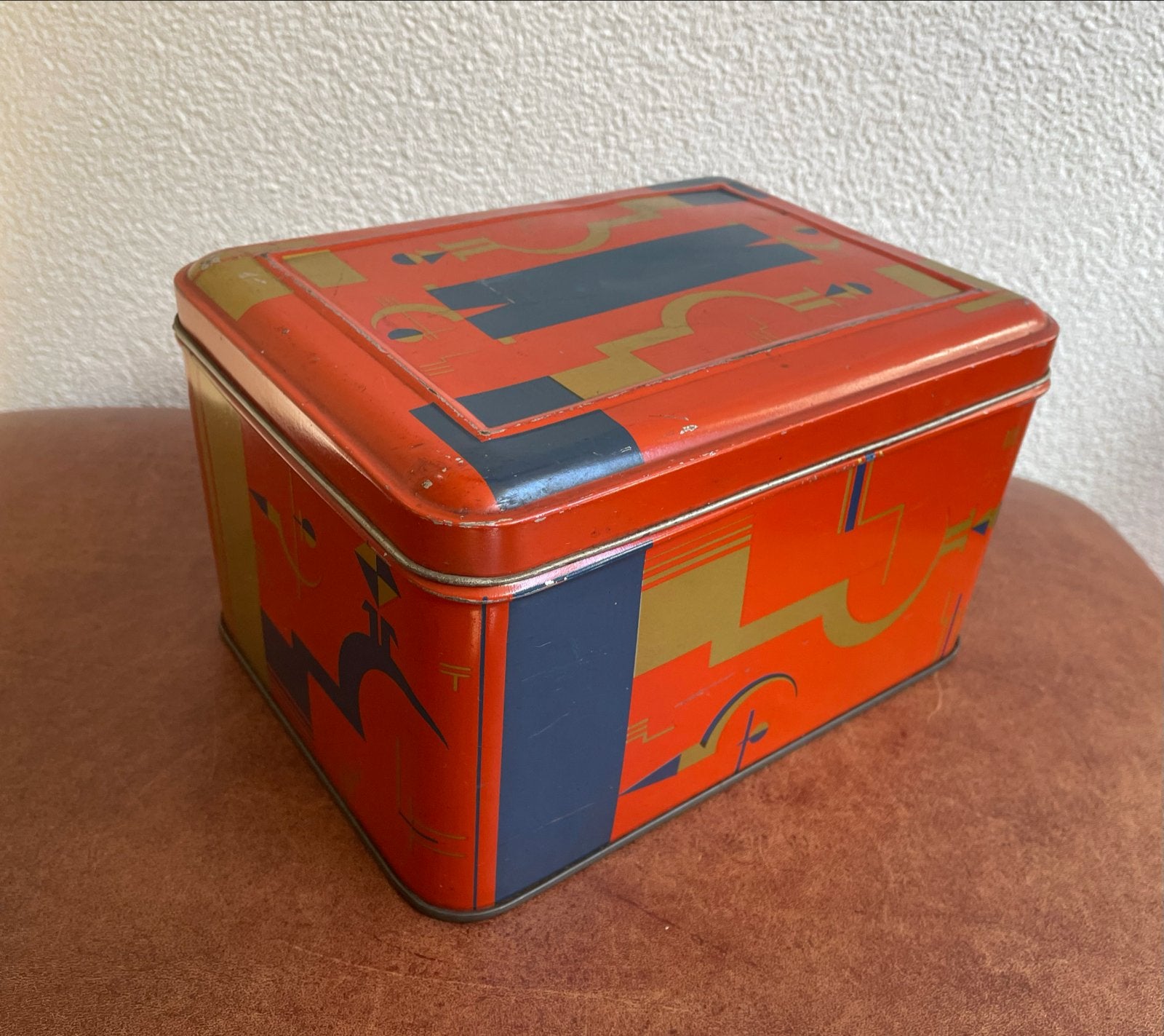Vintage blik - Art Deco Design, Ophalen of Verzenden, Gebruikt, Overige