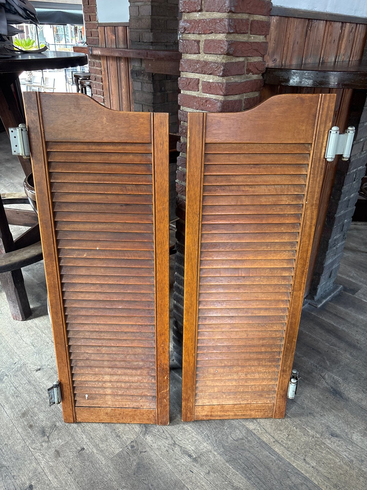 Saloon deuren van hout, Ophalen, Gebruikt, Minder dan 80 cm, Overige typen