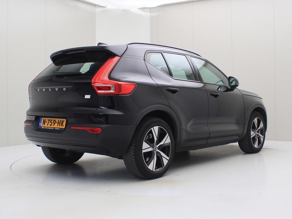 Volvo Xc40 P8 408pk AWD Pure Electric 78kWh 90% SoH [ 19 INC, Auto's, Volvo, Gebruikt, Zwart, Zwart, Origineel Nederlands