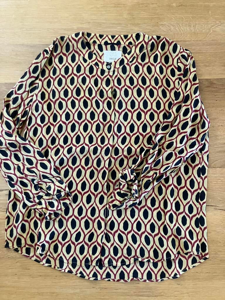 2 bijzondere en mooie kwaiteits blouses, Ophalen of Verzenden, Zo goed als nieuw, Maat 38/40 (M), Zwart