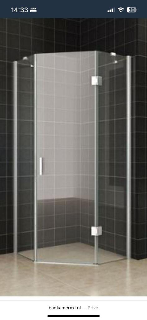 Duscholux vijfhoek douche cabine. Helder glas 6 mm nieuw!, Ophalen, Nieuw