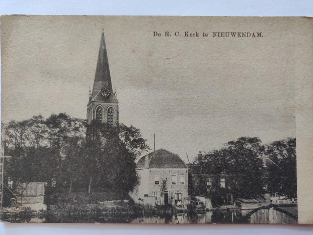 X2339 Nieuwendam 1914, Verzamelen, Ophalen of Verzenden, Voor 1920, Noord-Holland