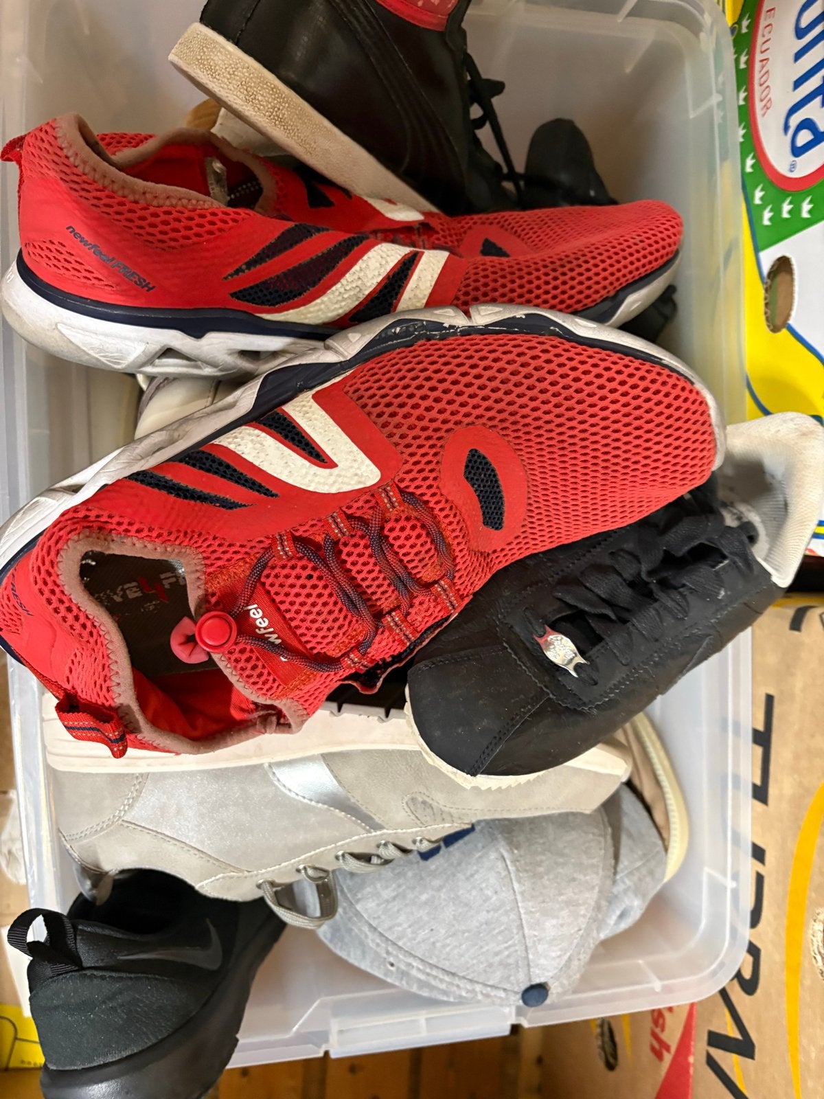 Grote partij diverse schoenen - Heren, Dames, Kinderen, Kleding | Heren, Schoenen, Ophalen, Gedragen, Zwart, Sneakers of Gympen