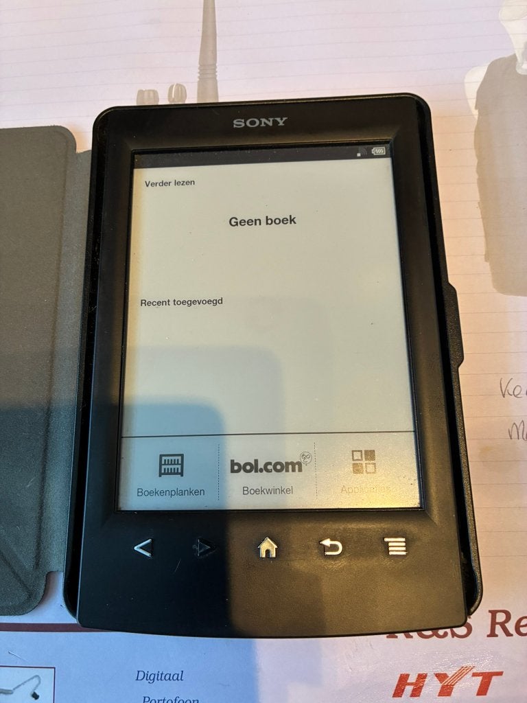 Sony E-reader, Computers en Software, E-readers, Gebruikt, 6 inch of minder, 4 GB of minder, Touchscreen, Wi-Fi, Ophalen