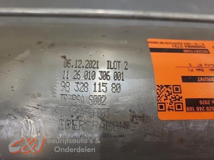 Roetfilter van een Opel Vivaro, Gebruikt, -, -, Opel