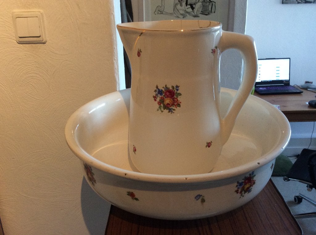Vintage Lampetkan en schaal set ditmar urbach czechoslovakia, Gebruikt, Ophalen of Verzenden, Schaal of Schalen, Overige stijlen