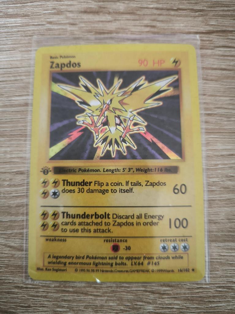 PROXY 1 st edition Zapdos holo, Ophalen of Verzenden