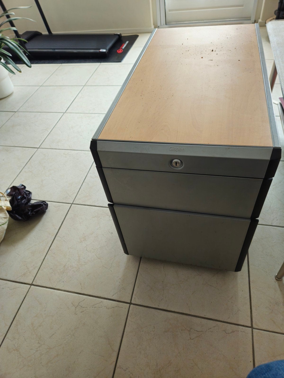 Ladenblok van gispen., Ophalen, Eikenhout, 3 of 4 laden, Minder dan 100 cm