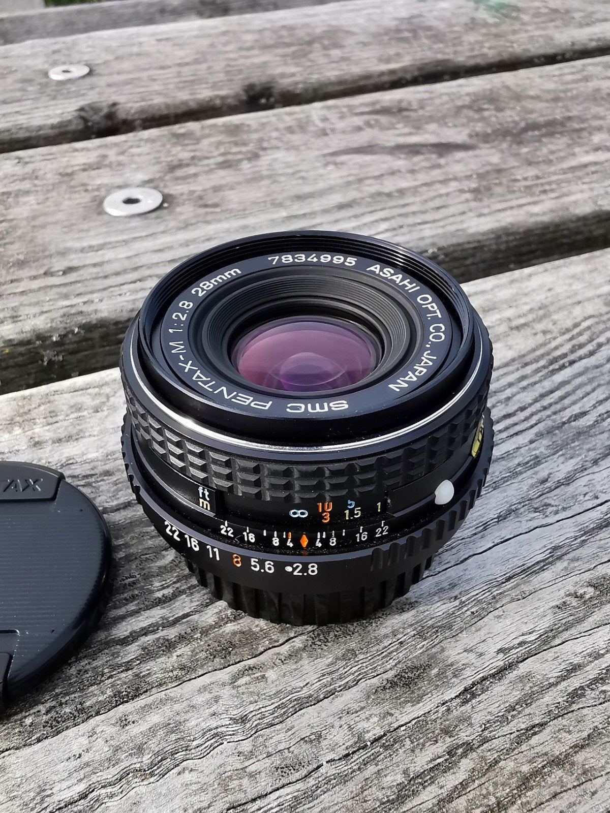 SMC Pentax-M 28mm F2.8, Ophalen of Verzenden, 1980 tot heden, Lens of Lenzen