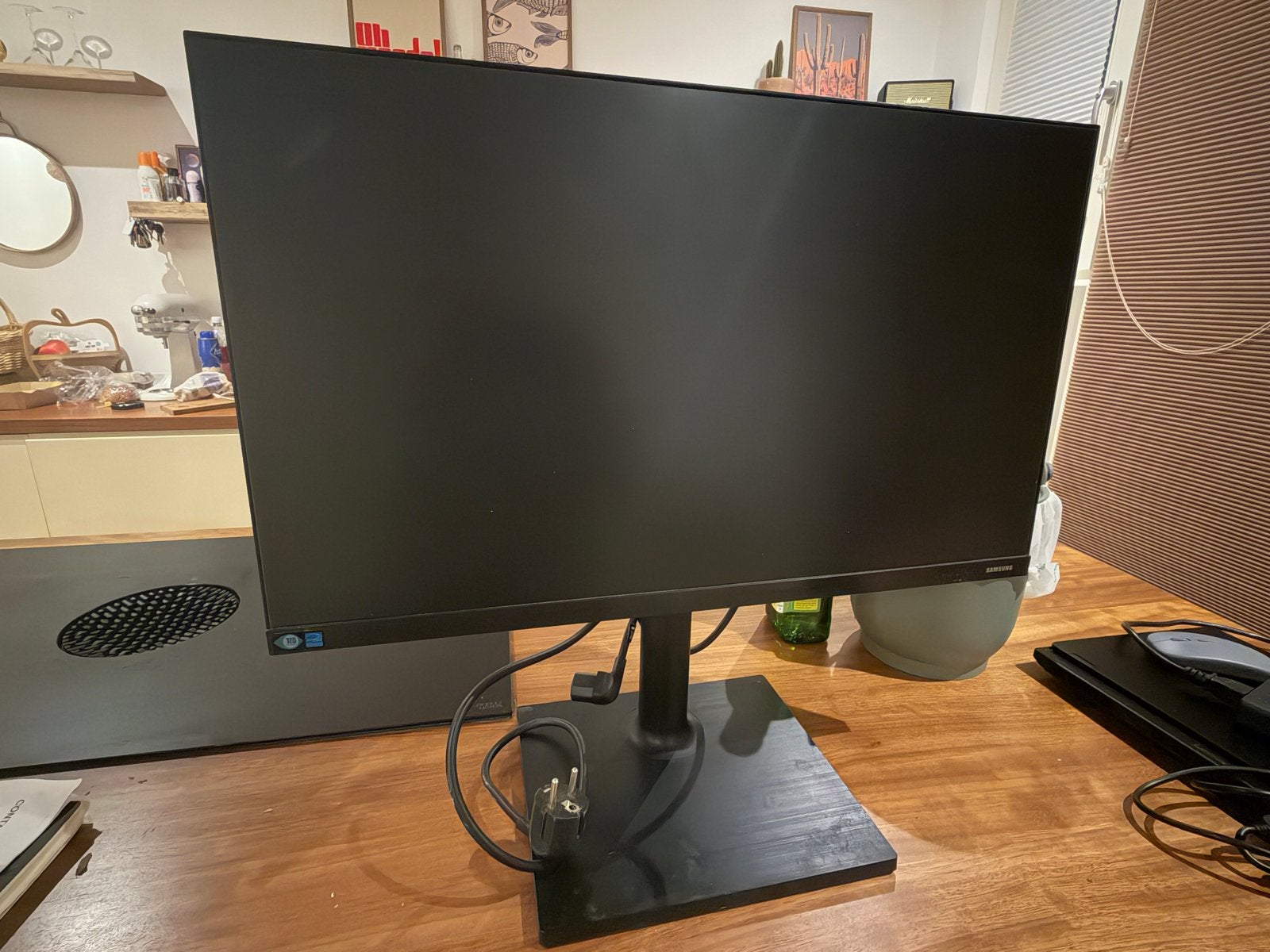 Samsung F24T450FQU 24 inch Full HD monitor, Computers en Software, Ophalen, HDMI, In hoogte verstelbaar, Full HD