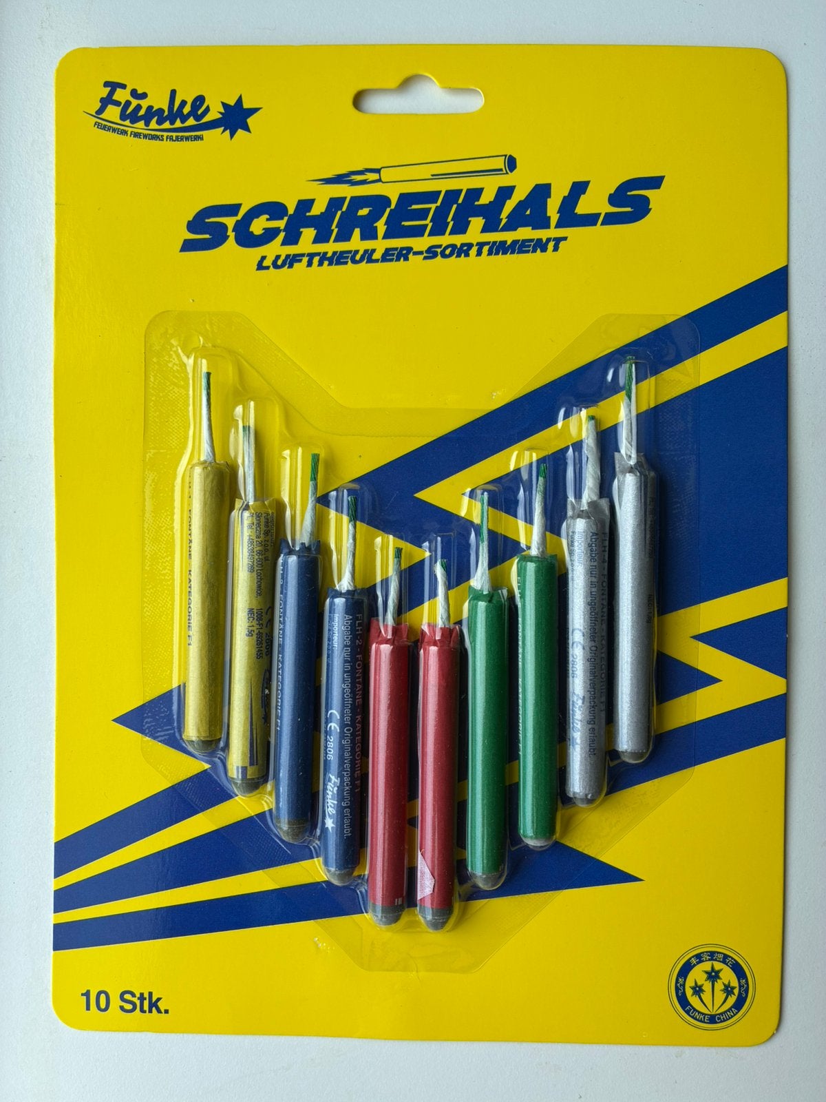 Cat. 1 Funke vuurwerk luchthuilers mix, Verzenden, Nieuw, Feestartikel, Overige