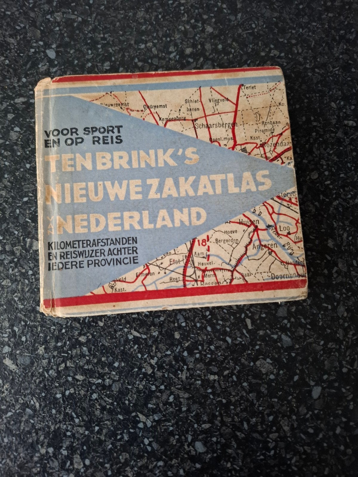 Ten Brink 32e herz dr, Boeken, Atlassen en Landkaarten, Gelezen, Overige atlassen, Ophalen of Verzenden, 1800 tot 2000