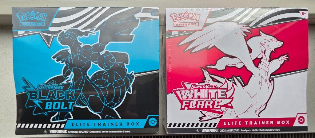 White Flare en Black Bolt elite trainer box etb, Hobby en Vrije tijd, Verzamelkaartspellen | Pokémon, Ophalen of Verzenden, Nieuw