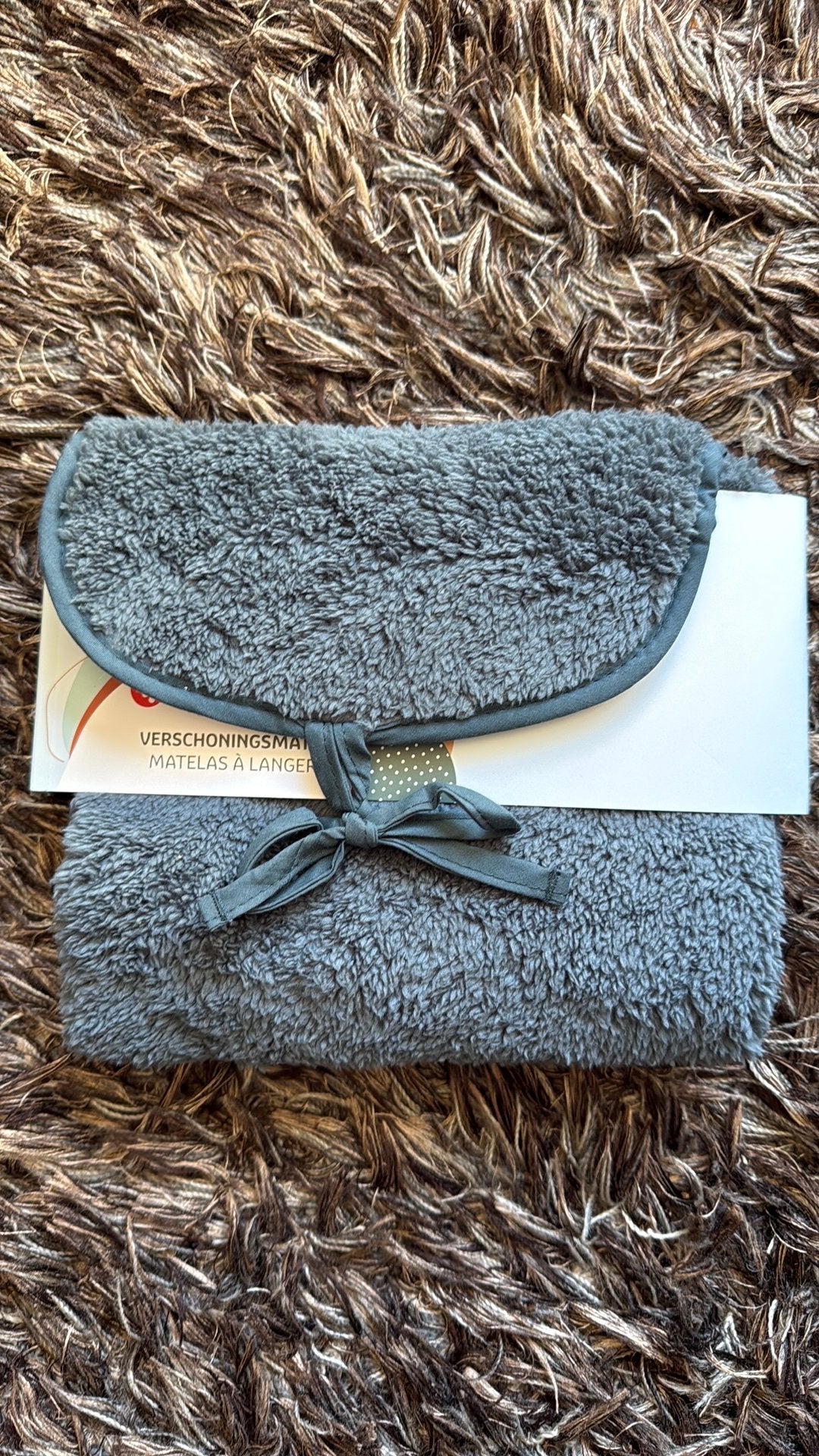 Verschoningsmatje voor baby’s - Grijs/groen, Ophalen of Verzenden, Nieuw