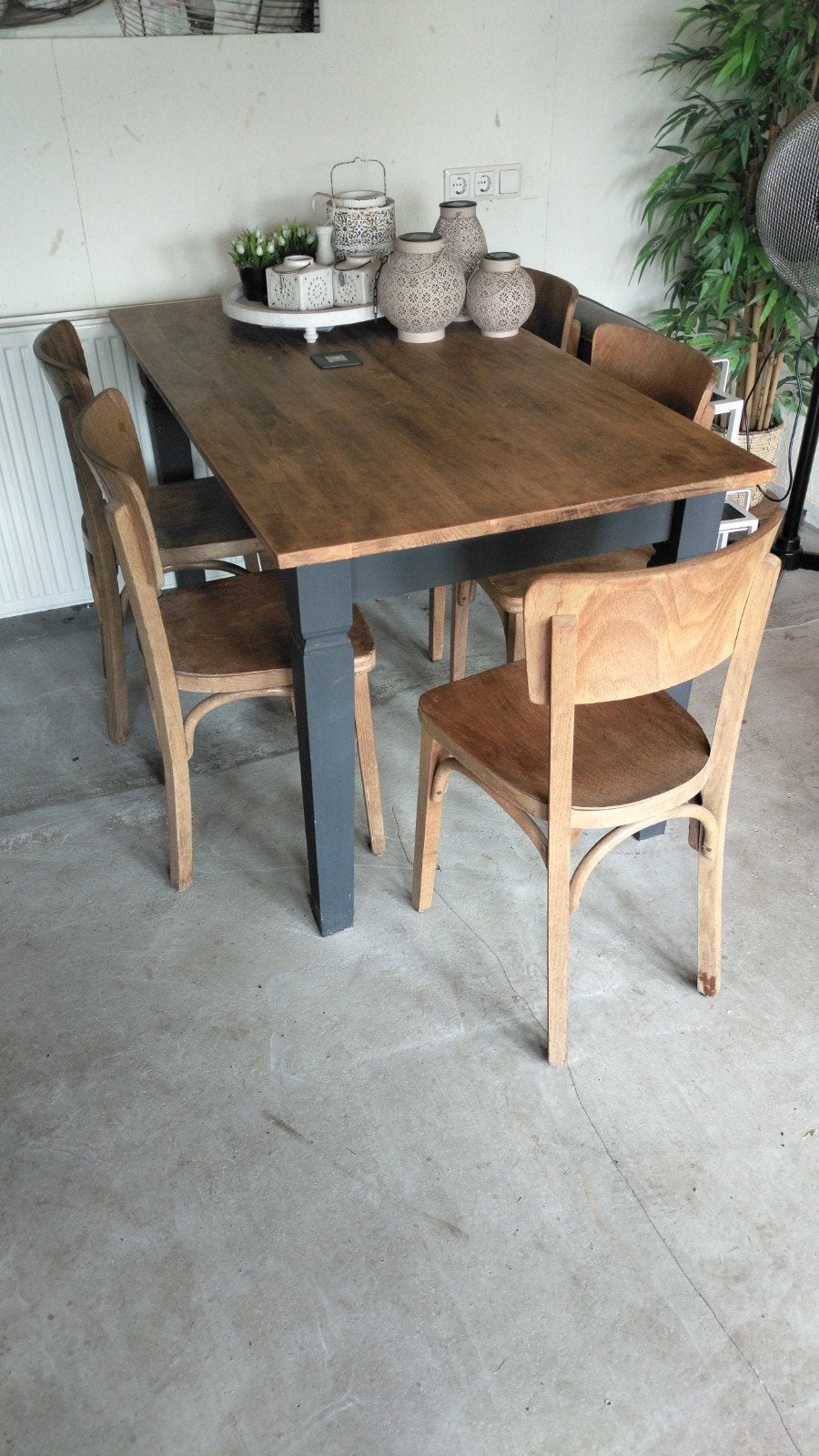 Vintage caféstoelen uit Buurthuis  DE GOUWE (6 stuks), Ophalen of Verzenden