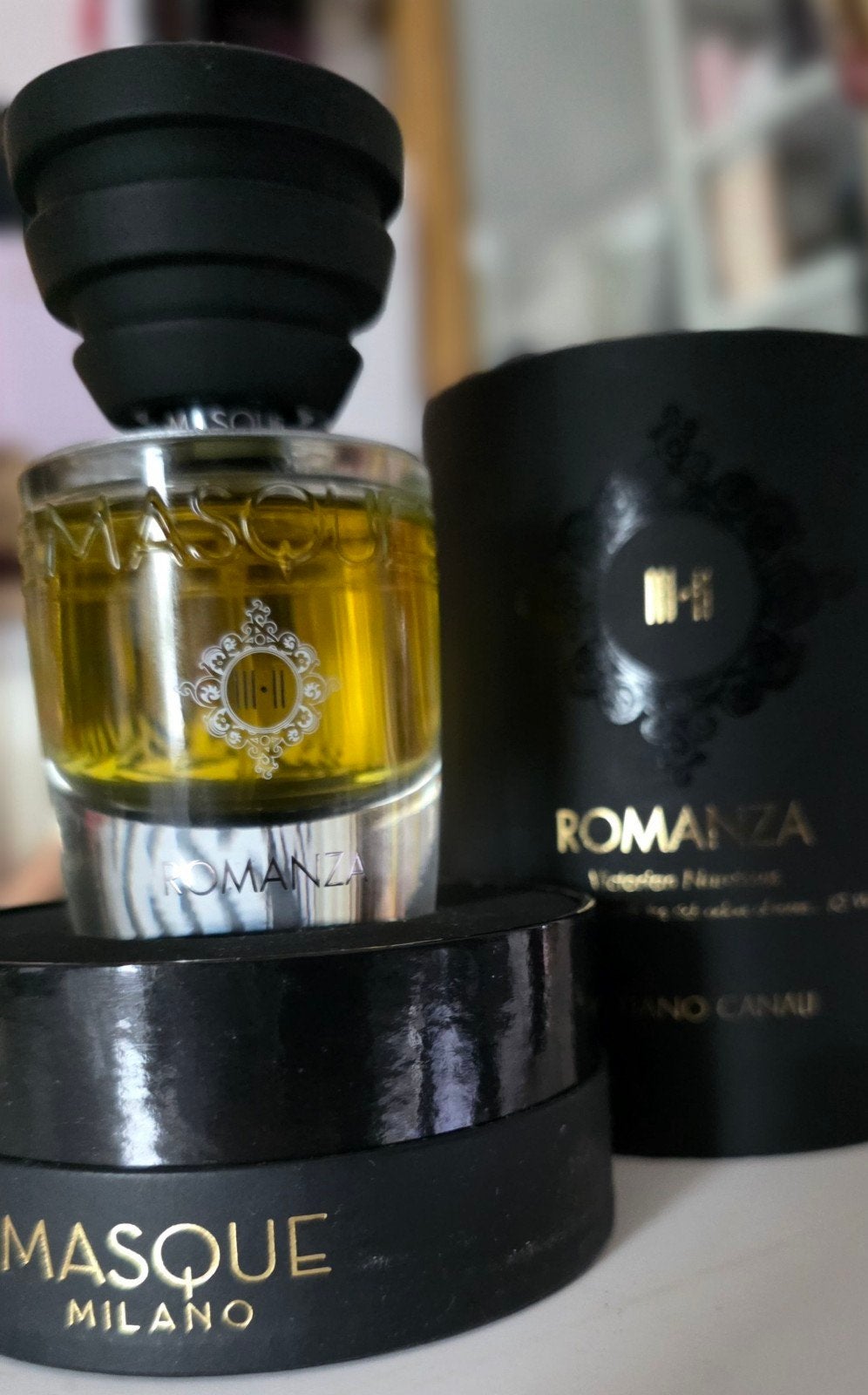 Masque Milano- Romanza, Ophalen of Verzenden, Zo goed als nieuw