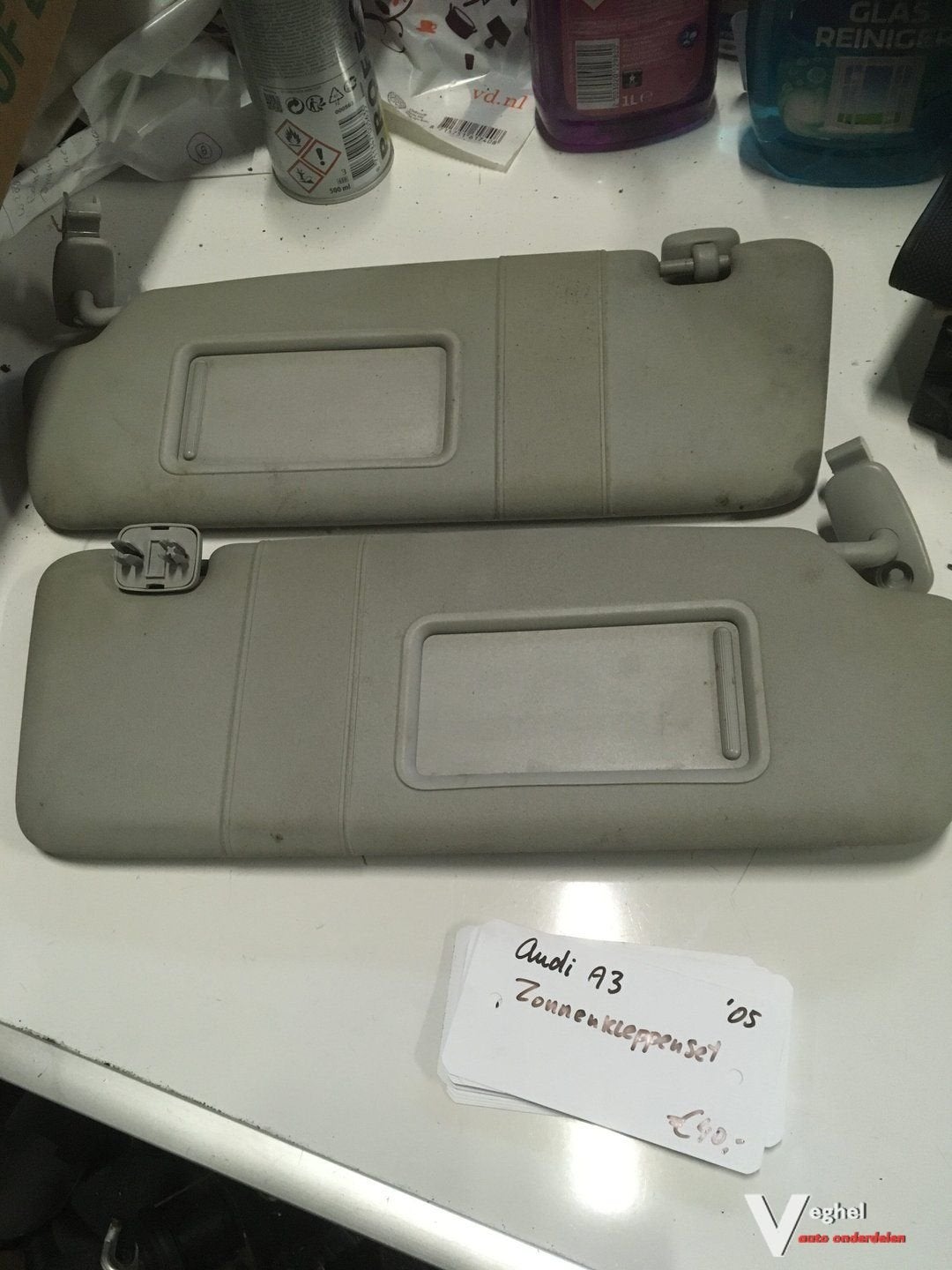 Audi A3 2.0 tdi automaat 2005 Zonnekleppen set, Gebruikt, -, -, Ophalen of Verzenden