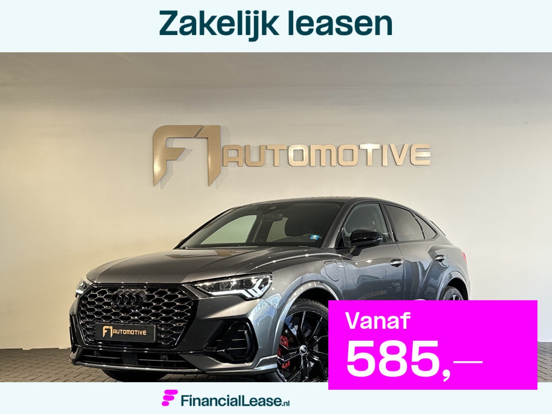 Audi Q3 Sportback 45 TFSI e S Edition RS Look|ACC|Lane|Camer, Dealer onderhouden, Gebruikt, Euro 6, Leder en Stof