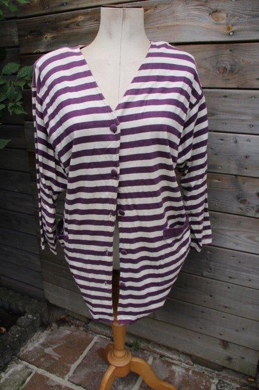 Vest paars/ beige Vanguard mt L (40/42) Vaste prijs, Maat 38/40 (M), Vanguard, Paars, Ophalen of Verzenden