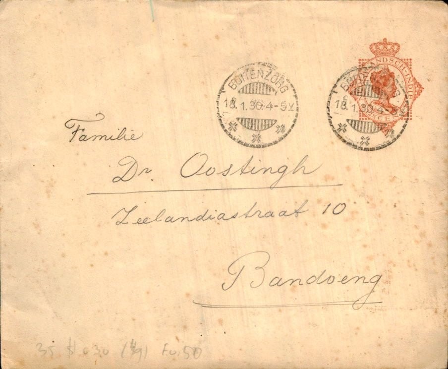 Nederlands Indië - Stempels - 1930, Verzenden, Envelop