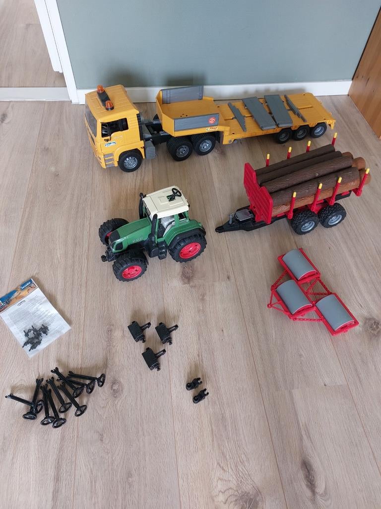 Bruder speelgoed set, Kinderen en Baby's, Speelgoed | Speelgoedvoertuigen, Ophalen, Gebruikt