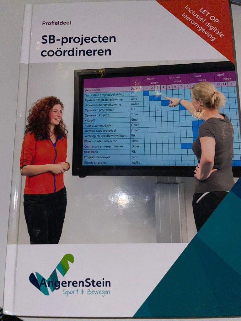 SB-projecten coördineren - boek, Boeken, Ophalen of Verzenden, Zo goed als nieuw, MBO, Angerenstein
