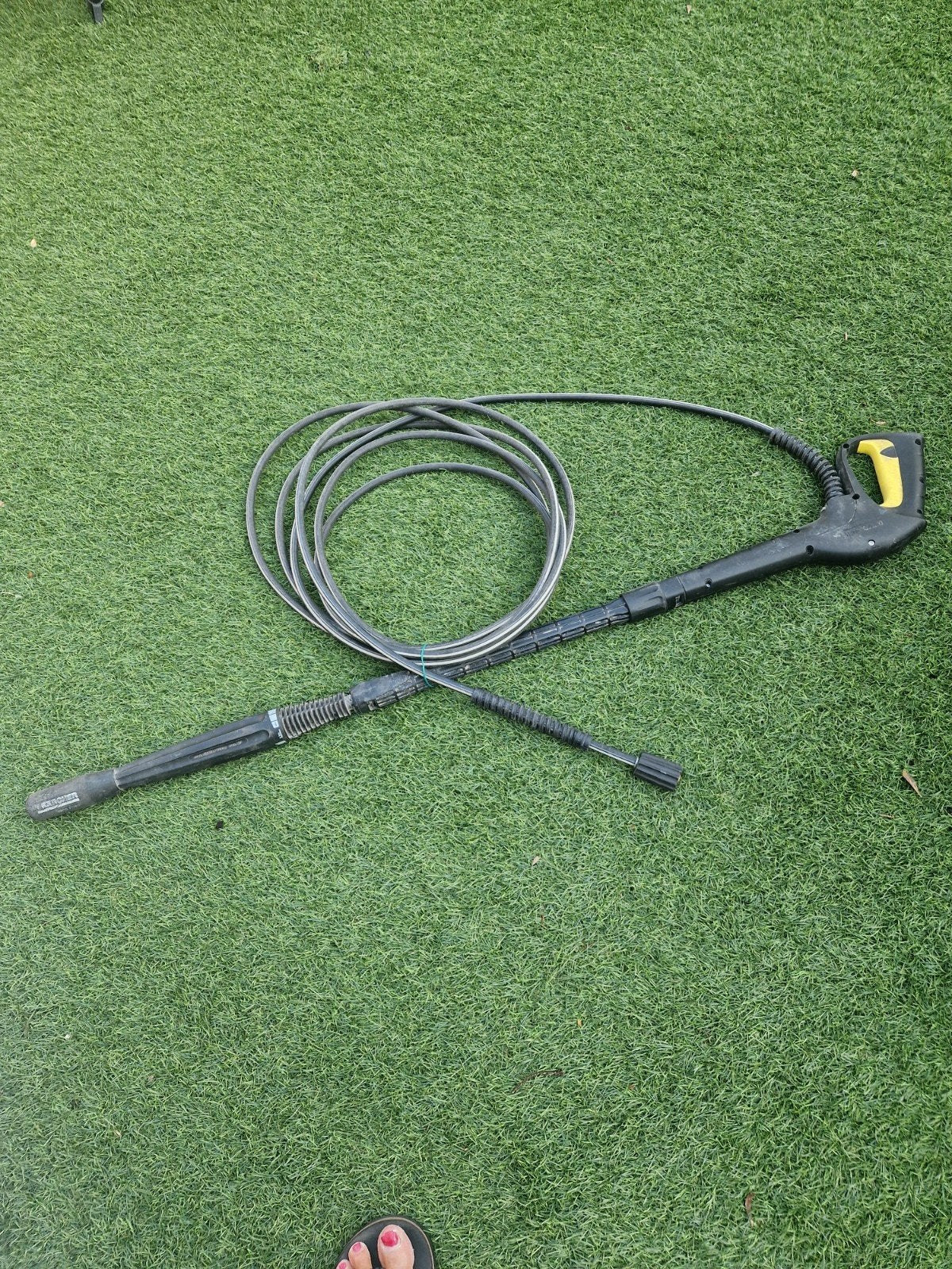 Karcher hogedruk pistool met slang, Ophalen of Verzenden, Gebruikt