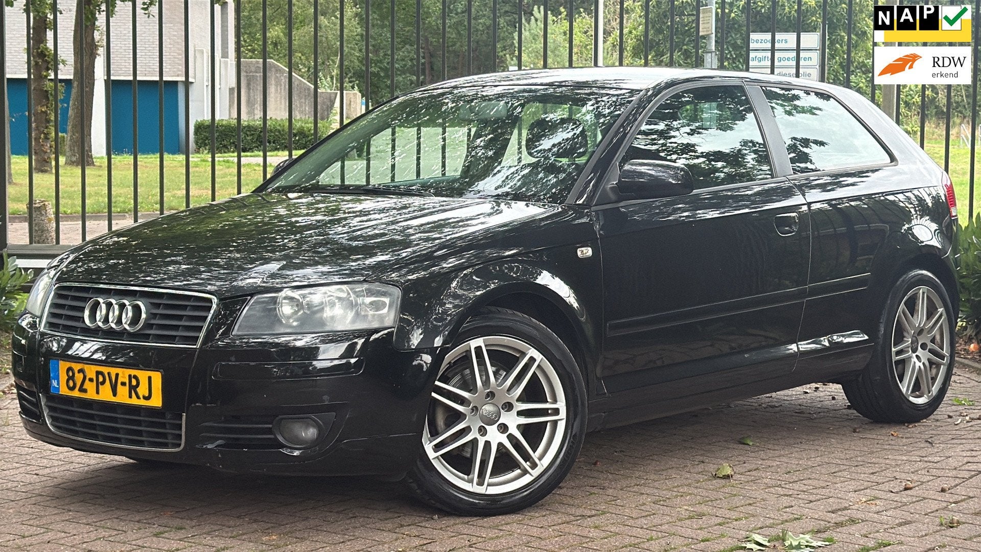 Audi A3 2.0 FSI Ambition, Auto's, Voorwielaandrijving, Gebruikt, 4 cilinders, Leder en Stof