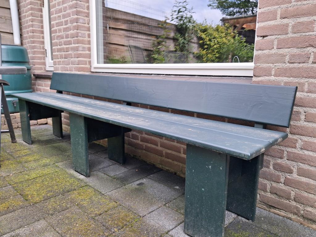 Tuinbank Xl  2.40mtr, Ophalen, Gebruikt, Hout