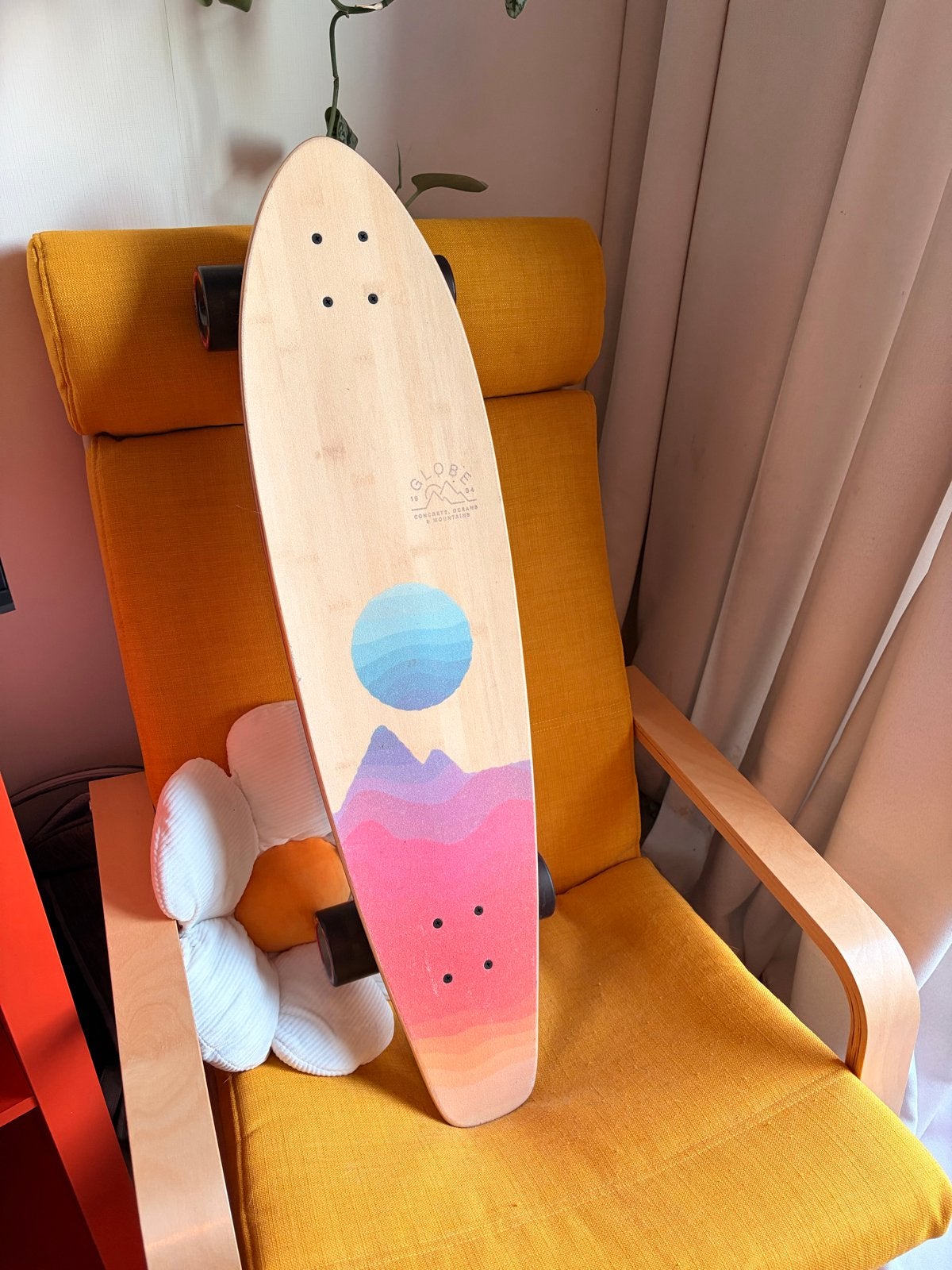 Globe Longboard Skateboard - Zo goed als nieuw, Ophalen, Zo goed als nieuw, Skateboard, Longboard