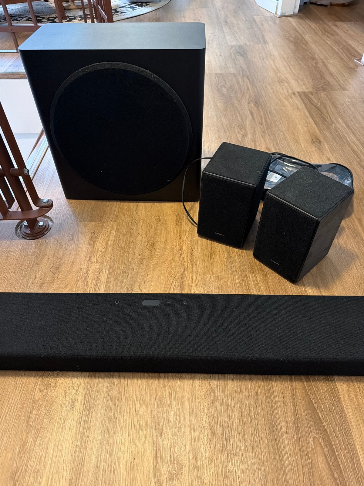 Samsung Soundbar HW-Q950A met subwoofer en achterspeakers, Soundbar, 70 watt of meer, Zo goed als nieuw, Overige spelers