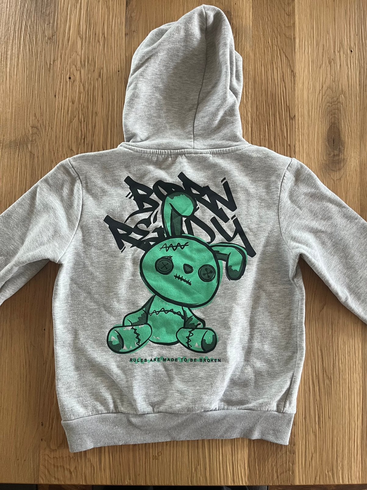 LMTD hoodie grijs met opdruk, Ophalen of Verzenden, Zo goed als nieuw, Maat 46 (S) of kleiner, Grijs
