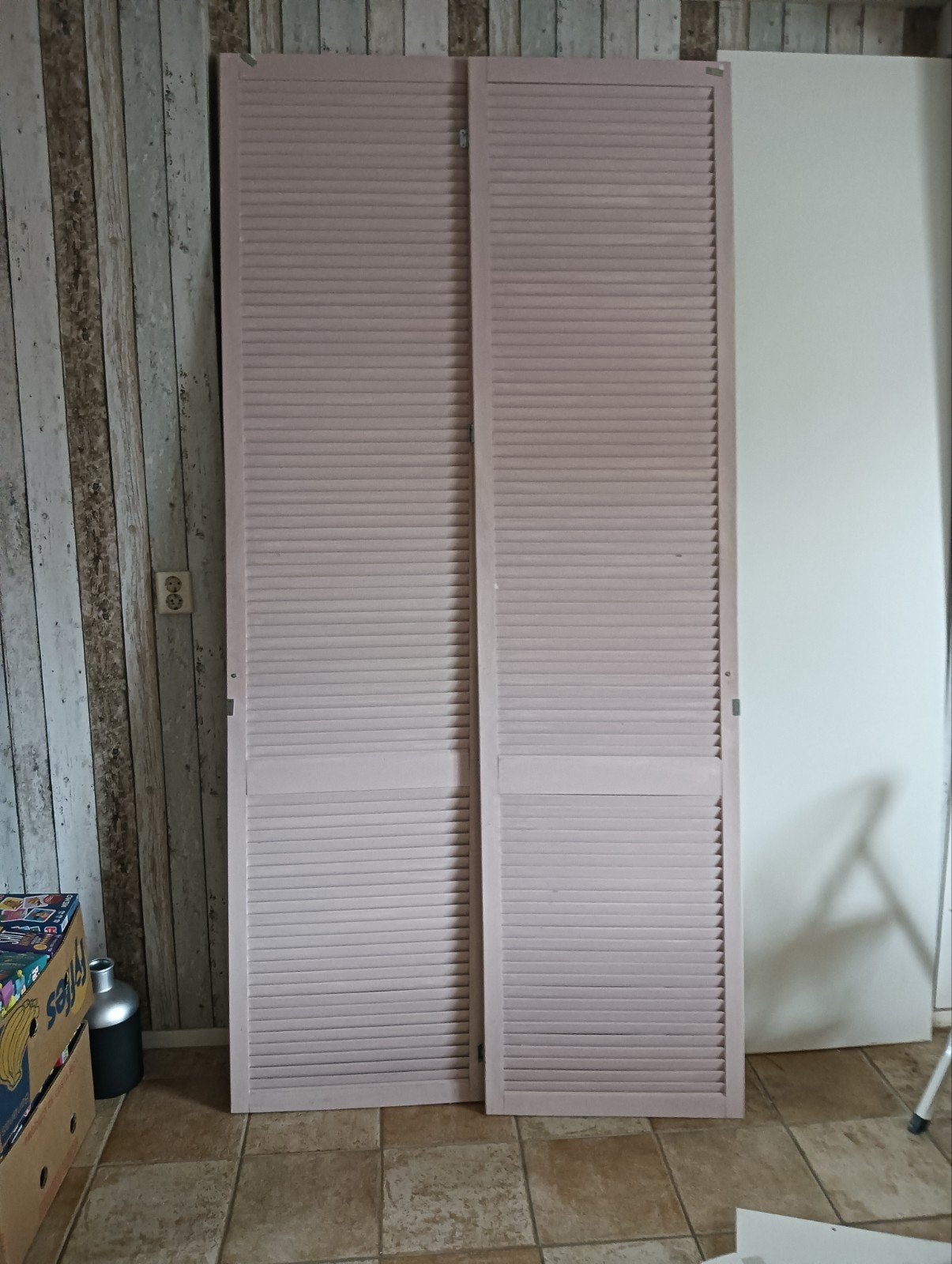 4x Louvre deurtjes, Ophalen, Gebruikt