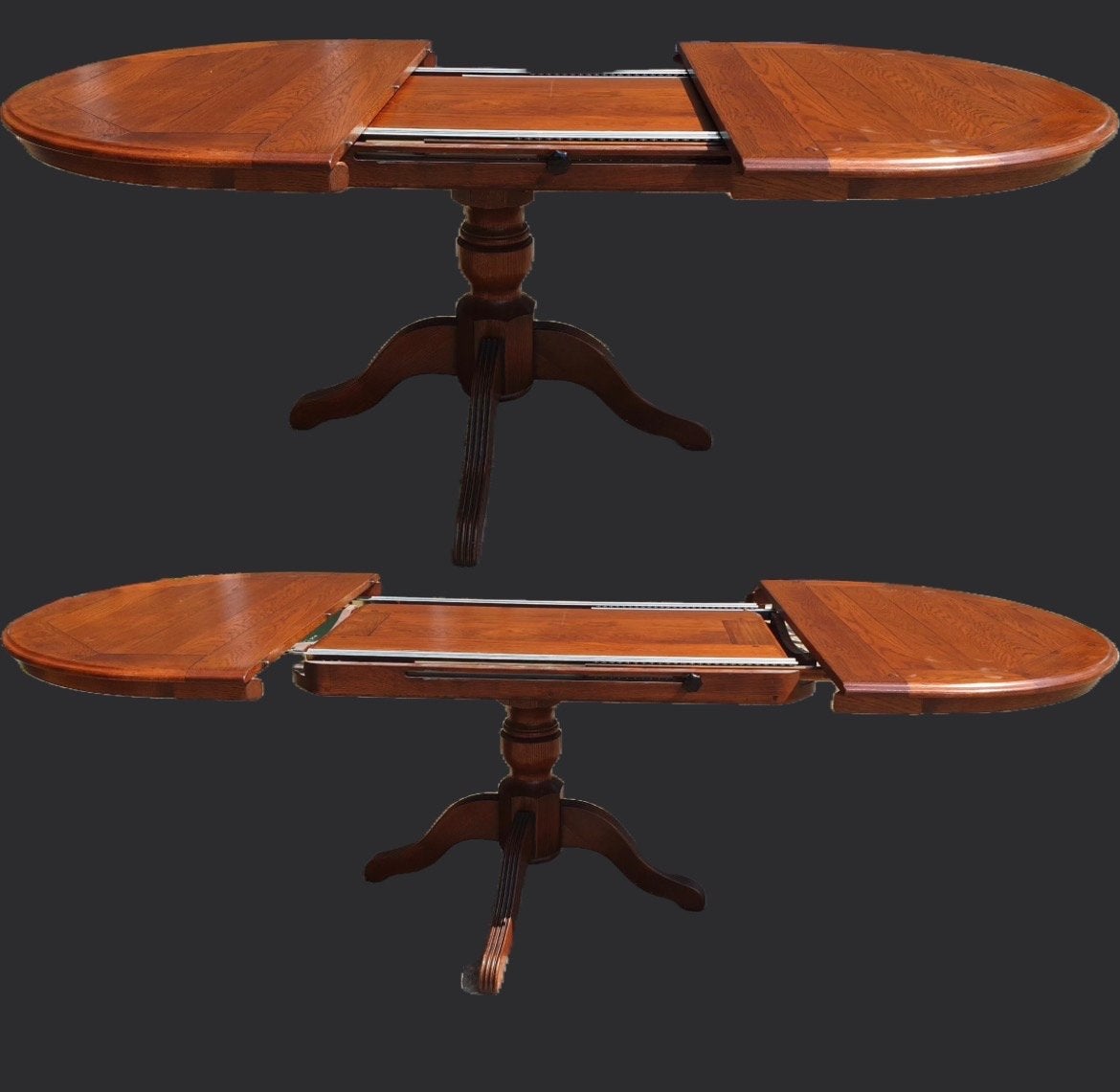 Bannink Jugendstil Uitschuifbare Eetkamertafel, Ophalen