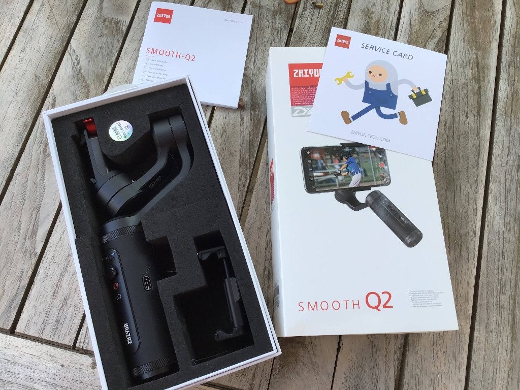 Gimbal Zhiyun Smooth Q2 als nieuw, Gimbal, Ophalen of Verzenden, Zo goed als nieuw, Zhiyun