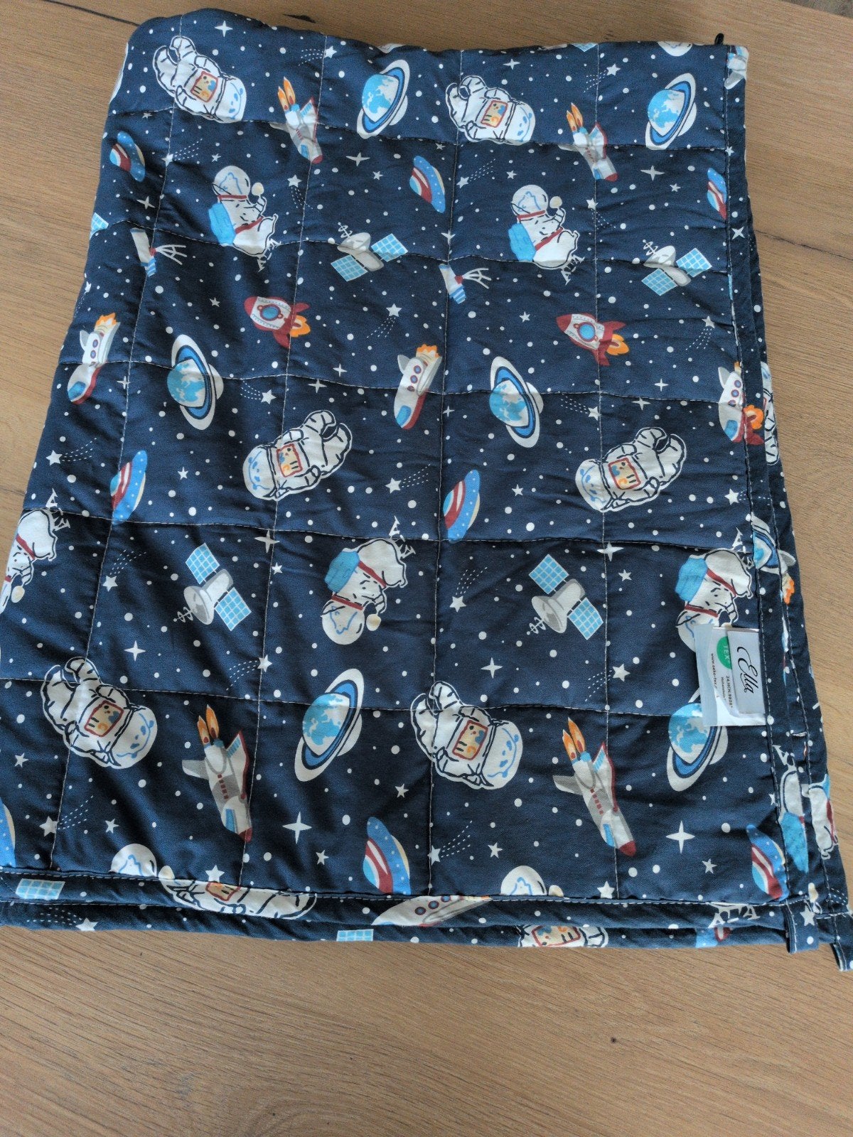 verzwaringsdeken ella 2.4 kg, Zo goed als nieuw, Blauw, Deken, Overige merken