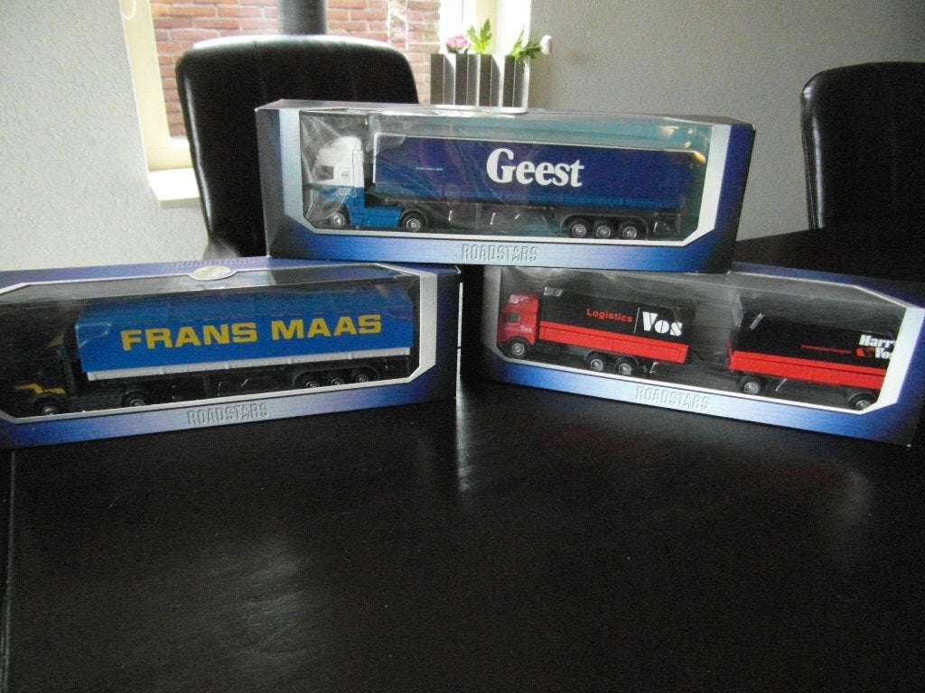 3 x vrachtautoschaal Nieuw Roadstars 24 cm lang, Ophalen of Verzenden, Nieuw, Auto, Overige merken