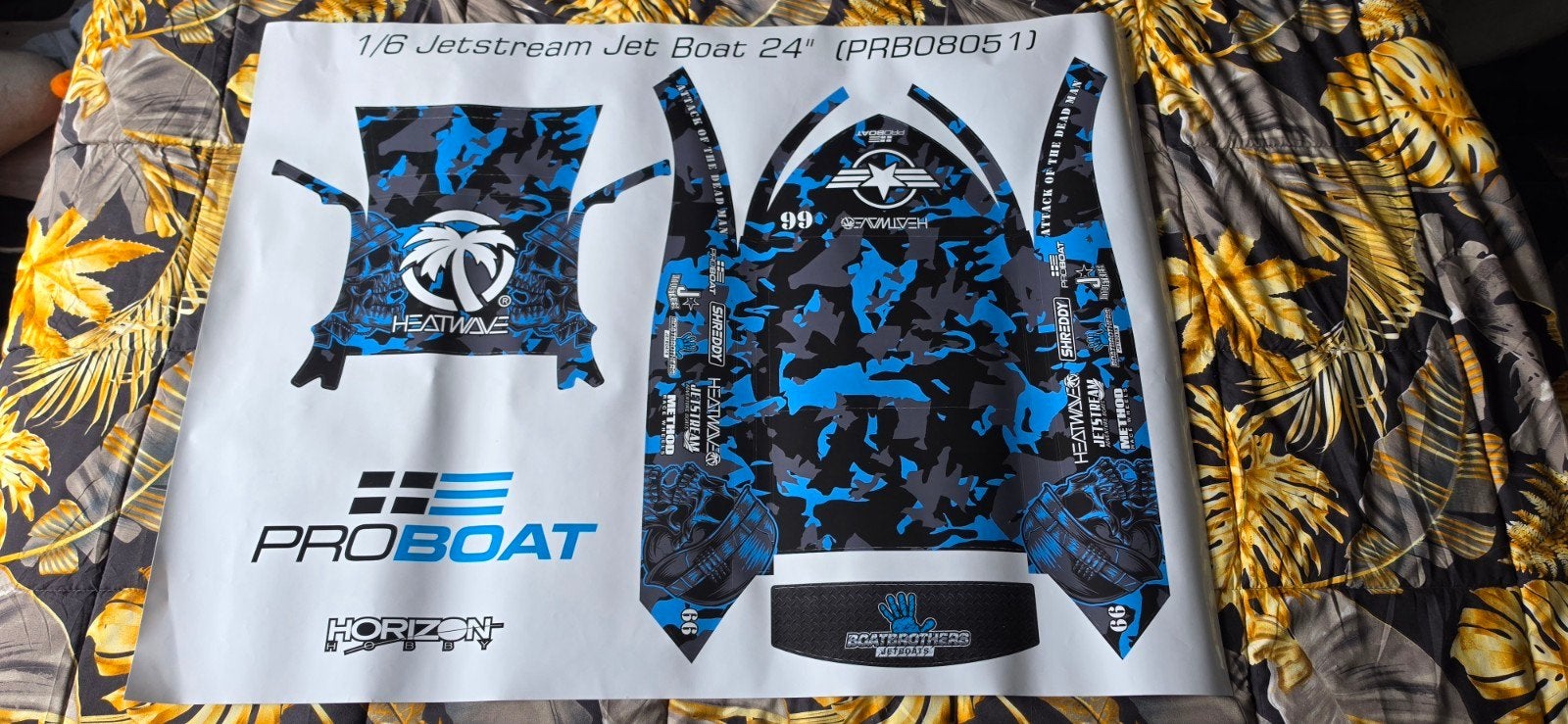 ProBoat Jetstream 24" Decal Set - Heatwave Design, Ophalen of Verzenden, Nieuw