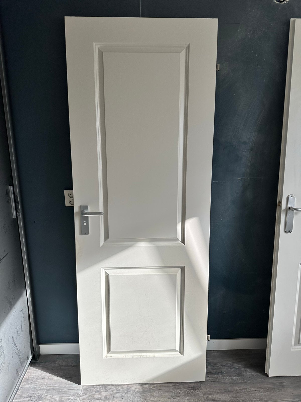 2x binnendeur, Ophalen, Gebruikt, Minder dan 80 cm, Binnendeur