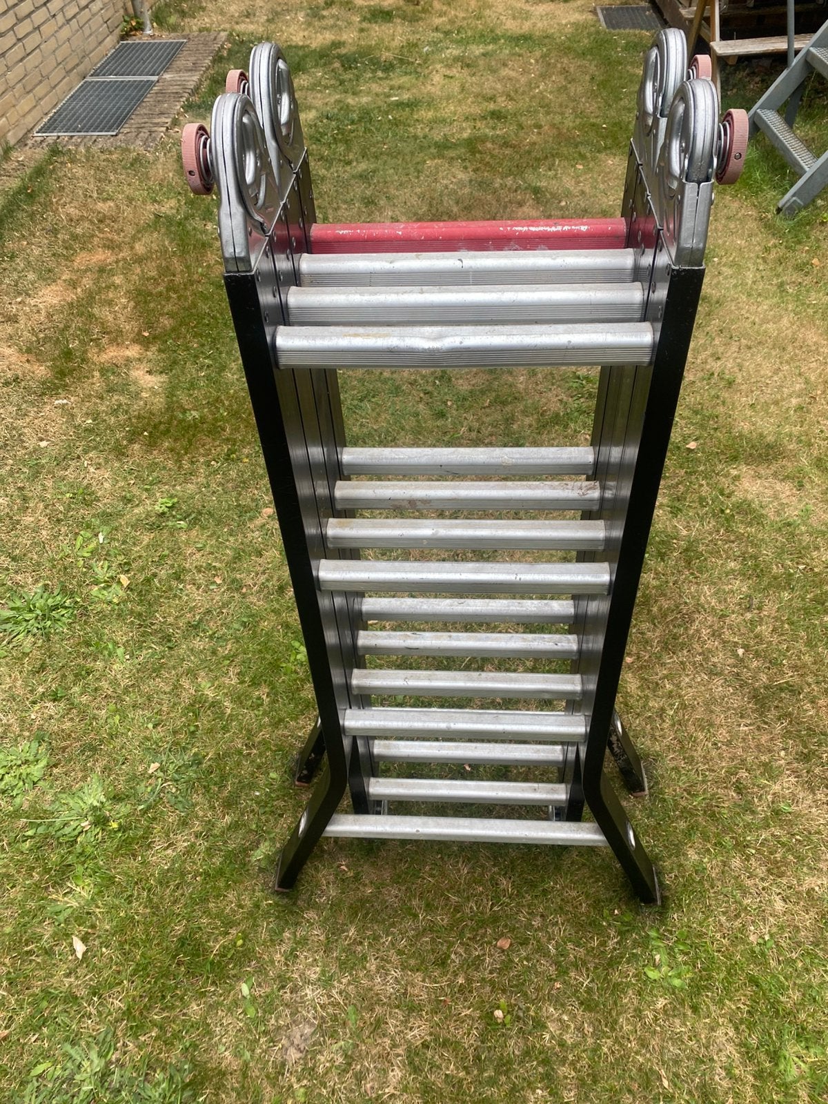 Altrex varitrex tele pro., Doe-het-zelf en Verbouw, Ladders en Trappen, Ophalen, Zo goed als nieuw, Ladder, Opvouwbaar of Inschuifbaar