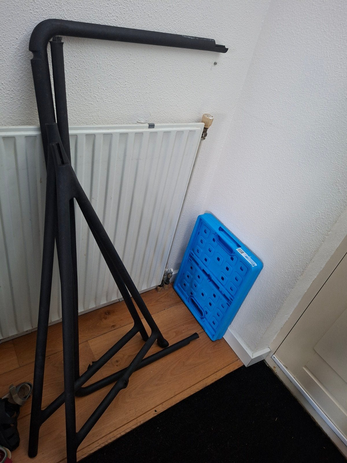IKEA kledingrek zwart, Ophalen of Verzenden, Gebruikt