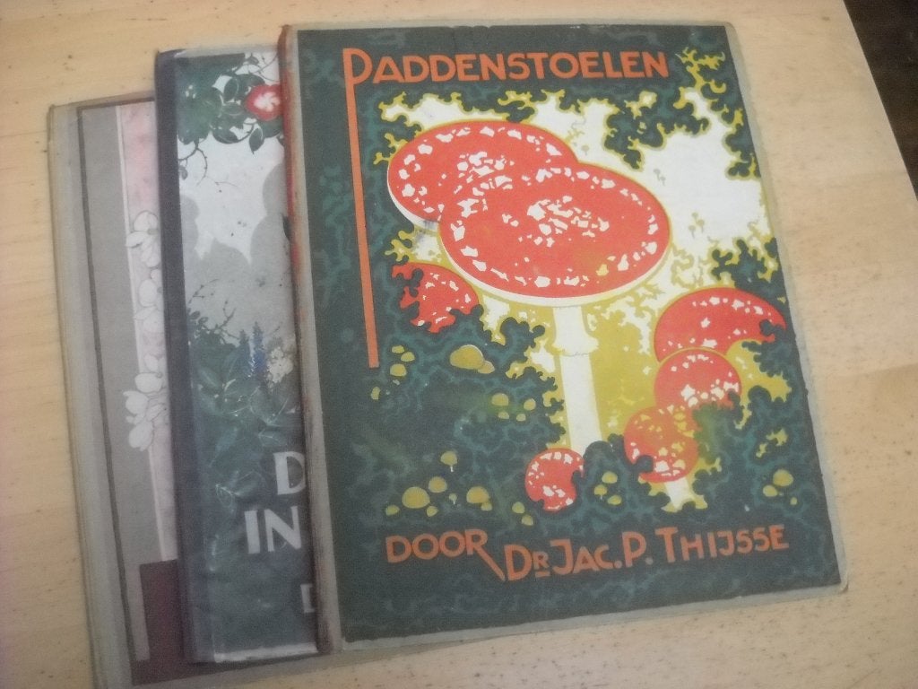 drie oude Verkade plaatjes albums, Gelezen, Bloemen, Planten en Bomen, Ophalen of Verzenden, Jac. P. Thijsse