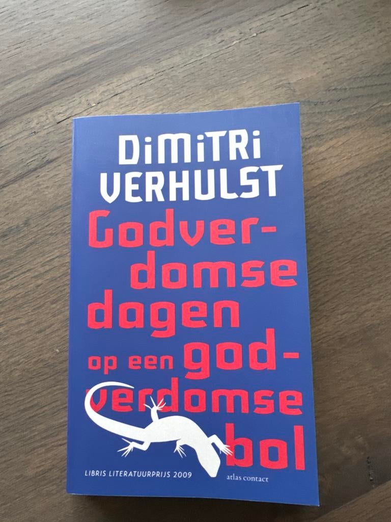 Godverdomse dagen op een godverdomse bol - Dimitri Verhulst, Ophalen of Verzenden, Zo goed als nieuw, Nederland