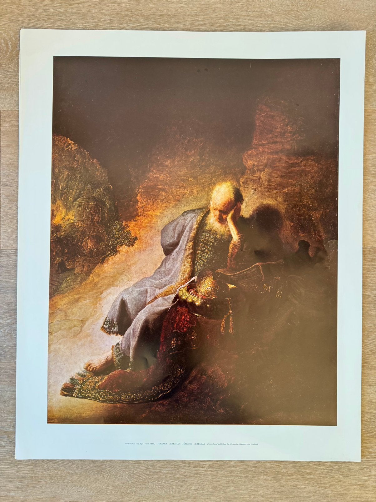 Hoogdruk Litho’s per kleur van Jeremia Rembrandt van Rijn, Ophalen, Personages en Fantasiefiguren, Lithografie