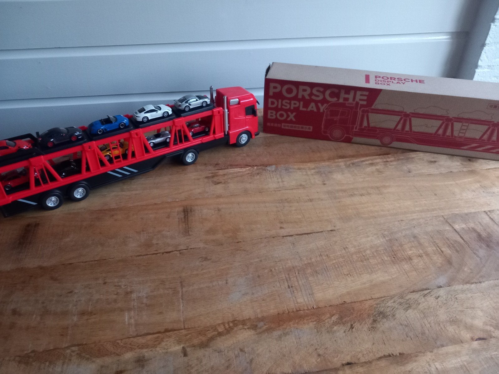 Porsche Display Box met 10 modelauto's, Ophalen of Verzenden, Zo goed als nieuw, Overige typen
