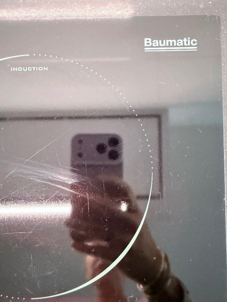 Baumatic inductie kookplaat 59x52, Witgoed en Apparatuur, Ophalen, Gebruikt, 4 kookzones, Inductie